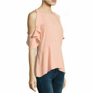 NWT Belle + Sky Peplum Blouse